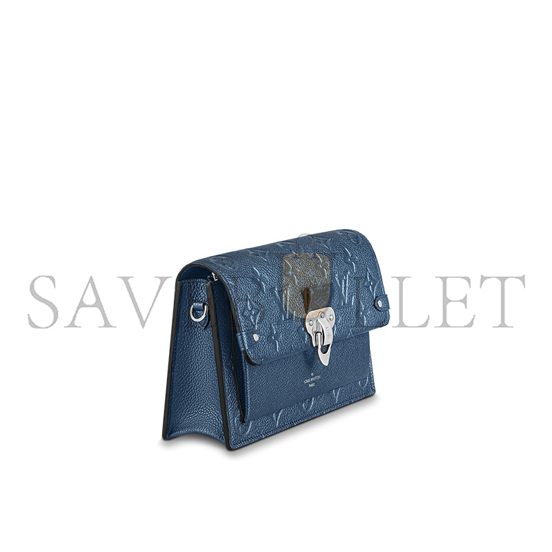 LOUIS VUITTON MASTER PLATINE MONOGRAM EMPREINTE VAVIN CHAIN WALLET SILVER HARDWARE M59077 (19*12*4cm)